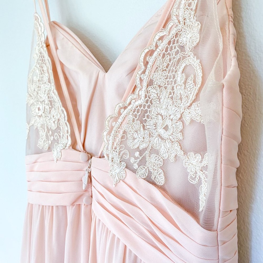 Azazie BLAKE Pearl Pink A6 - Picture 4 of 7